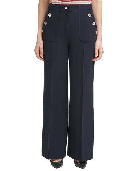 tommy hilfiger women's black pants